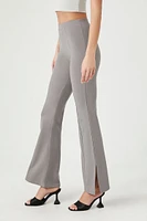 Split-Hem Flare Leggings