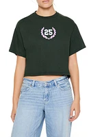 25 Graphic Cropped Tee