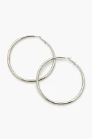 Smooth Hoop Earrings