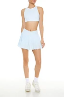 Active Pleated Crossover Skort