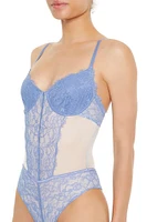 Lace-Trim Lingerie Bodysuit