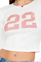 22 Graphic Cropped Tee