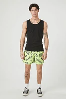 Music Graphic Swim Trunks