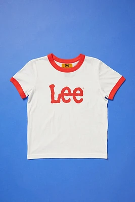 Girls Lee Graphic Ringer Tee (Kids)