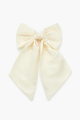 Satin Bow Hair Barrette