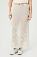 Sheer Crochet Maxi Skirt