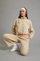 Active Piped-Trim Windbreaker Pants