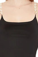 Contour Sculpt Faux Pearl Cami