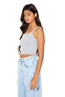 Cropped Thick-Strap Cami