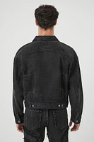 Distressed Denim Trucker Jacket
