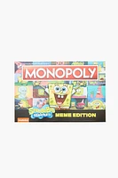 Monopoly SpongeBob SquarePants Board Game - Meme Edition