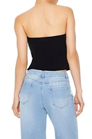 Cropped Rhinestone Tube Top