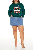 Plus Friends Christmas Stockings Pullover