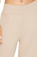 Wide-Leg Pajama Pants