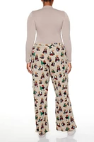 Plus Teddy Bear Pajama Pants