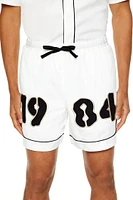 1984 Patch Drawstring Shorts