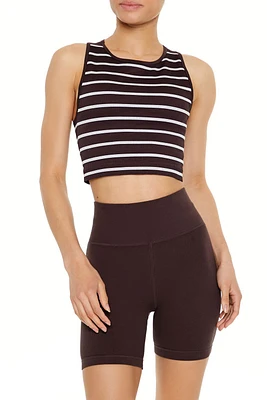 Active Striped Racerback Tank Top