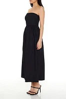 Strapless Maxi A-Line Dress