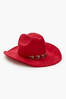 Buckled-Trim Cowboy Hat