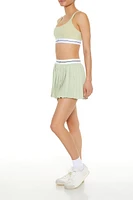 Active Pleated LA Mini Skirt