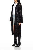 Crochet Longline Kimono