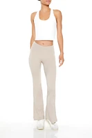 Active Cropped Racerback Tank Top