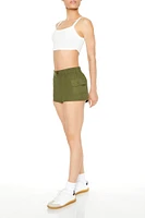 Low-Rise Cargo Shorts