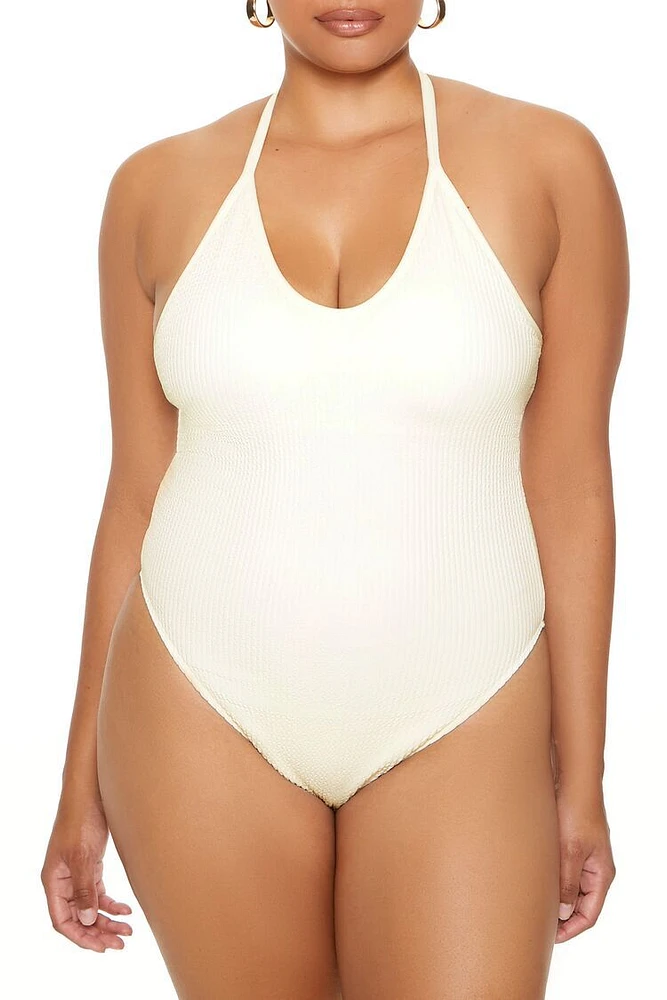 Plus Seamless One-Piece Swimsuit