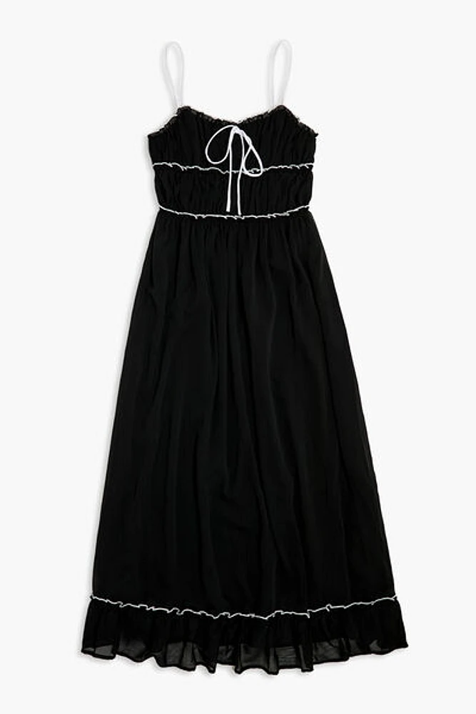 Two-Tone Maxi Dress