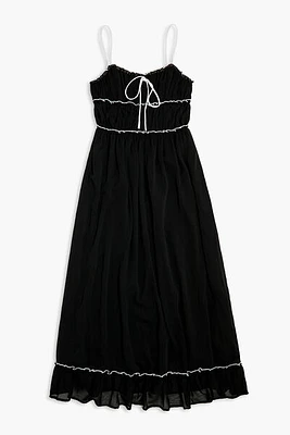 Two-Tone Maxi Dress
