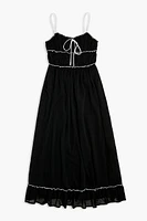 Two-Tone Maxi Dress