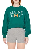 Embroidered Maine Pullover