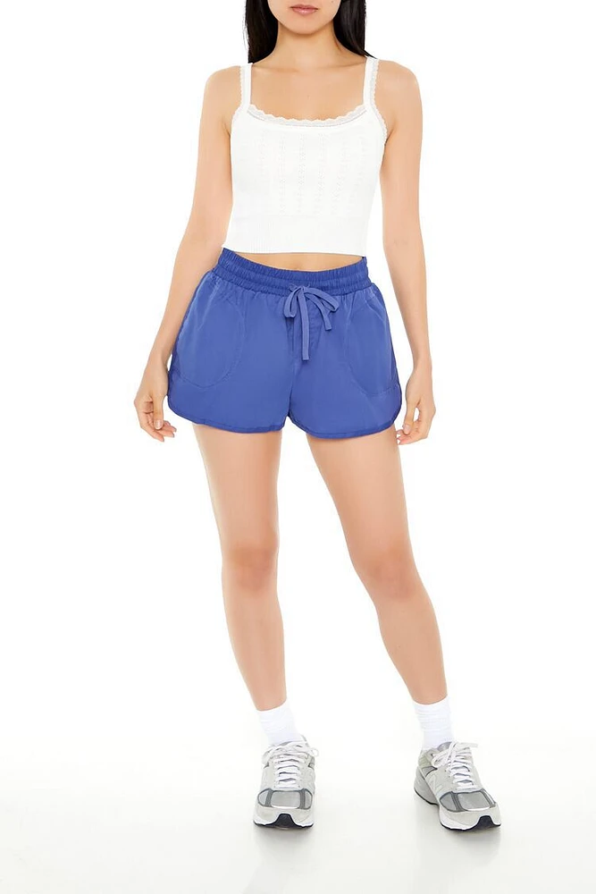 Drawstring Pull-On Shorts