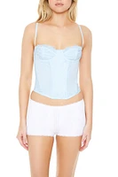 Lace-Trim Sweetheart Corset