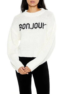 Bonjour Drop-Sleeve Sweater