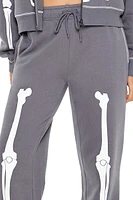 Fleece Skeleton Graphic Joggers