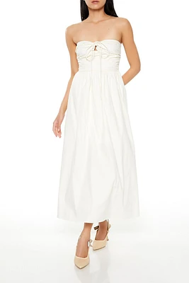 Strapless Sweetheart Maxi Dress