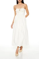 Strapless Sweetheart Maxi Dress