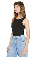 Cutout Sleeveless Bodysuit