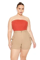 Plus Utility Cargo Shorts