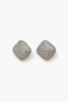 Rhinestone Square Stud Earrings