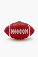 Rhinestone Football Crossbody Bag