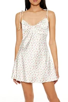 Flower Print Mini Dress