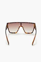 Tortoiseshell Shield Sunglasses