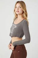 Nashville Graphic Thermal Cropped Tee