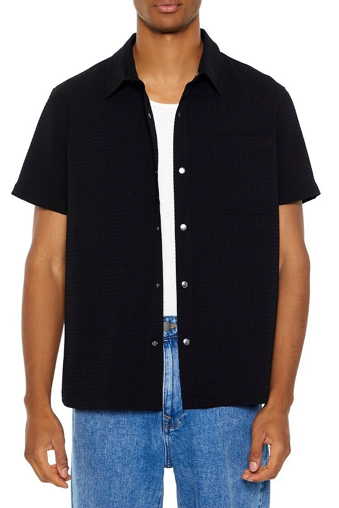 Textured Short-Sleeve Shirt