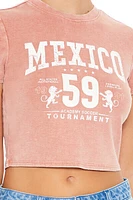 Mexico Soccer Graphic Cropped Tee