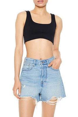 Scoop-Back Crop Top