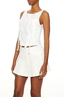 Bow Cropped Tank Top