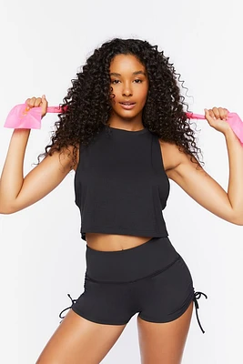 Active Crew Neck Crop Top